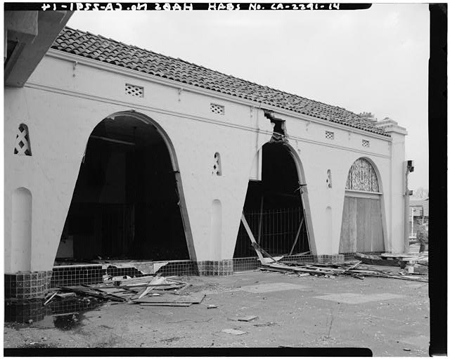 14. February. COURTYARD, WEST SIDE ARCHWAYS - Whittier...