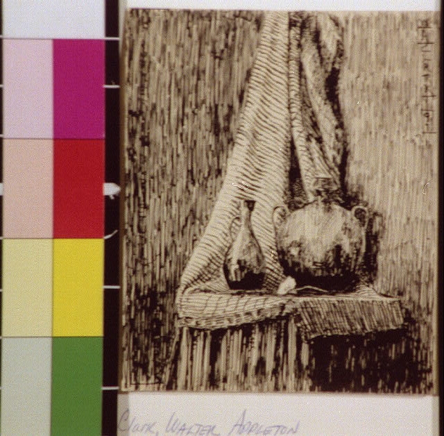 [A corner of his studio]