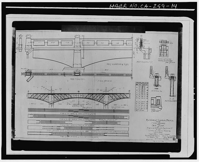 14. Sheet #4, miscellaneous details. - Zaca Creek Bridge...