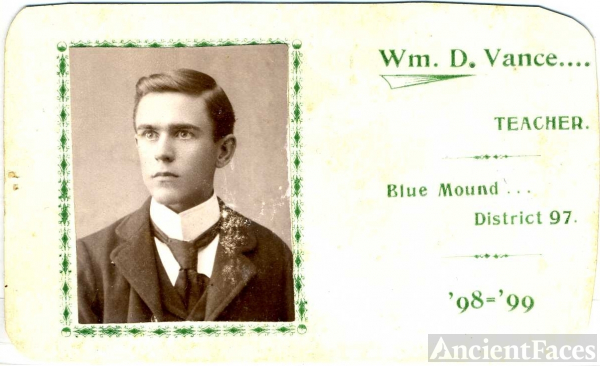 William D. Vance, teacher