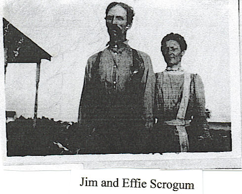 James and Effie Scrogum