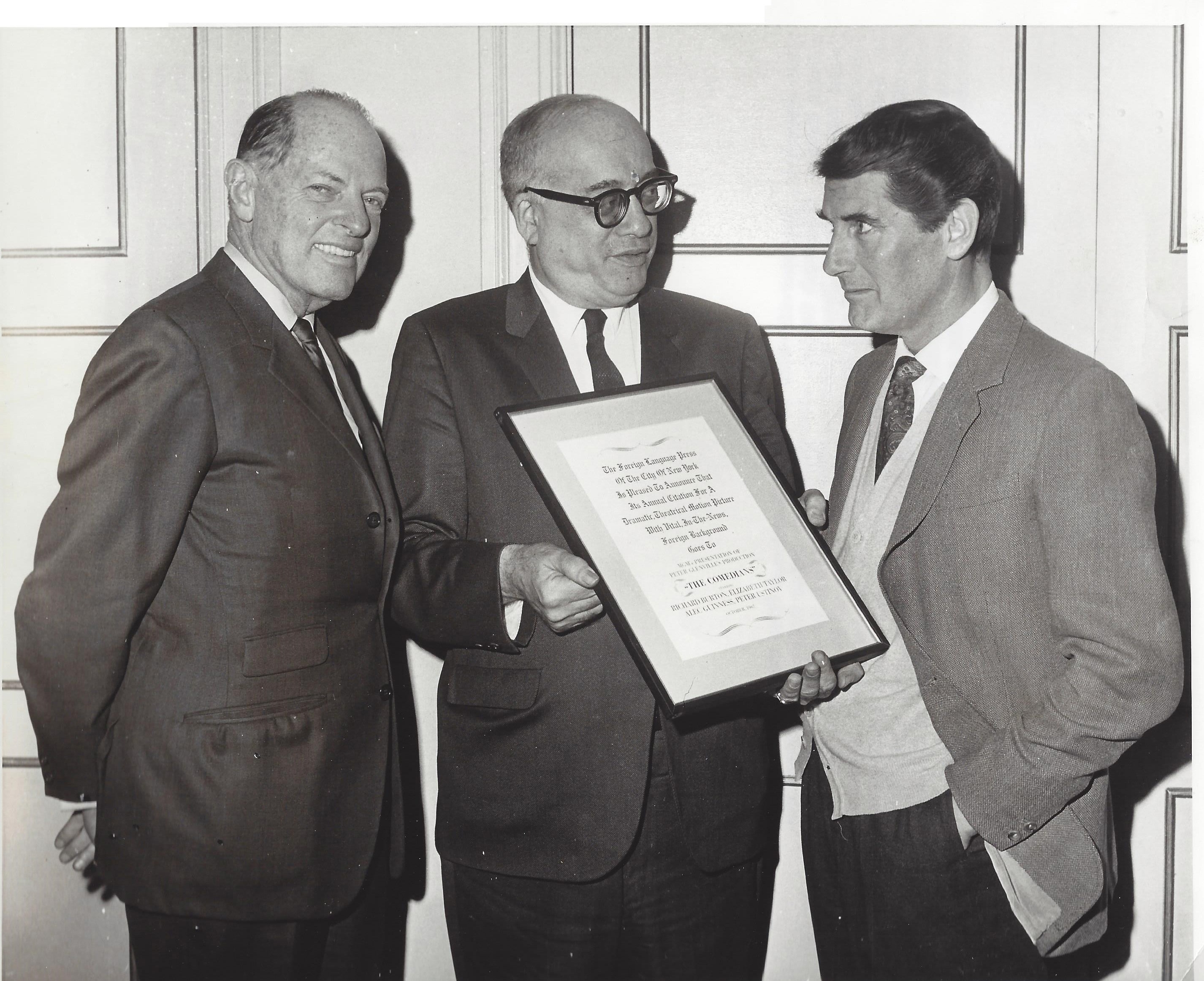 Si Seadler, Nathan Swerdlin, and Peter Glenville