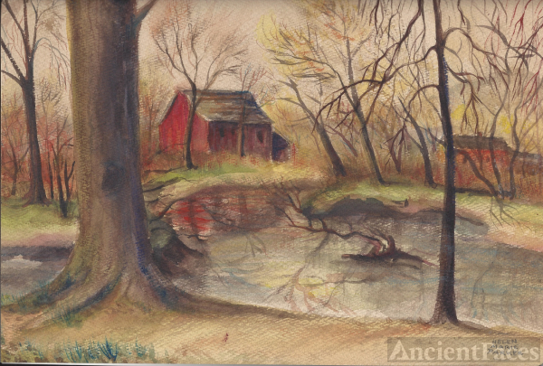 Helen Marie Parker autumn water color