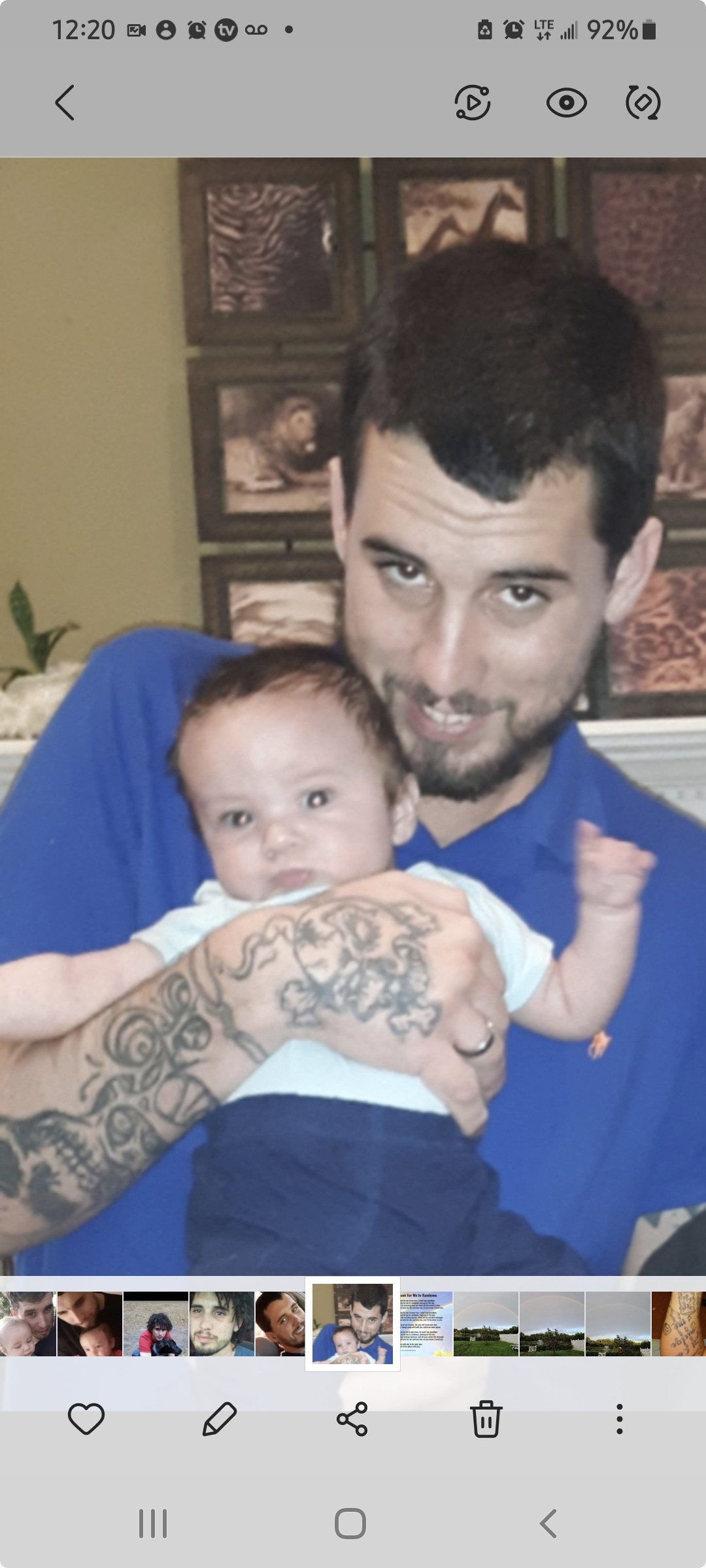One proud daddy