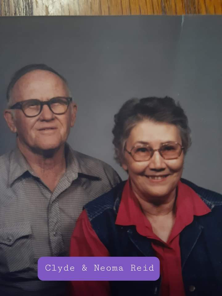 My uncle and aunt Clyde and Naomi Reid 