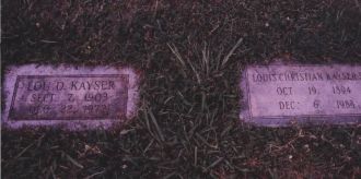 Kayser, Louis C. & Lou D.