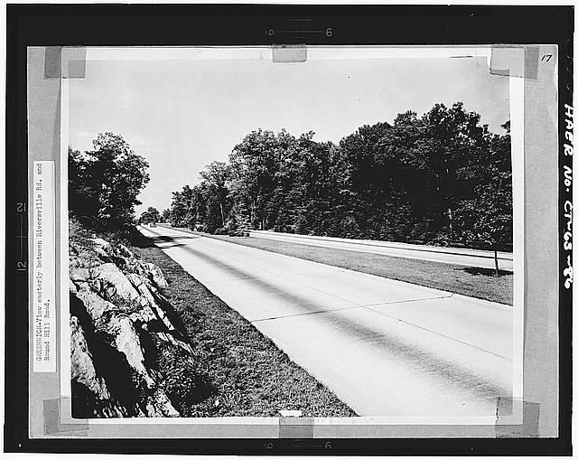 86. HISTORIC PHOTOGRAPH, MERRITT PARKWAY, LOOKING EAST...
