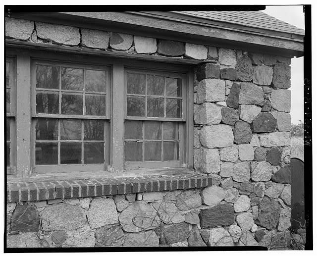 DETAIL VIEW OF STONEWORK ON BARN - Samuel B....