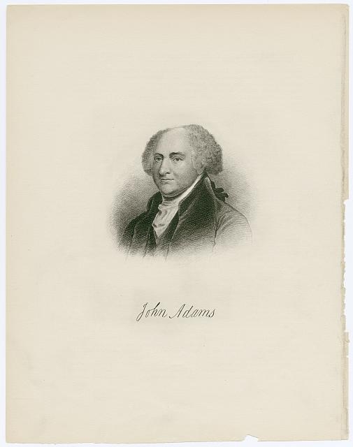 [John Adams, bust portrait, facing left]