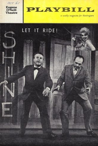 Dort W Clark playbill for Let It Ride!
