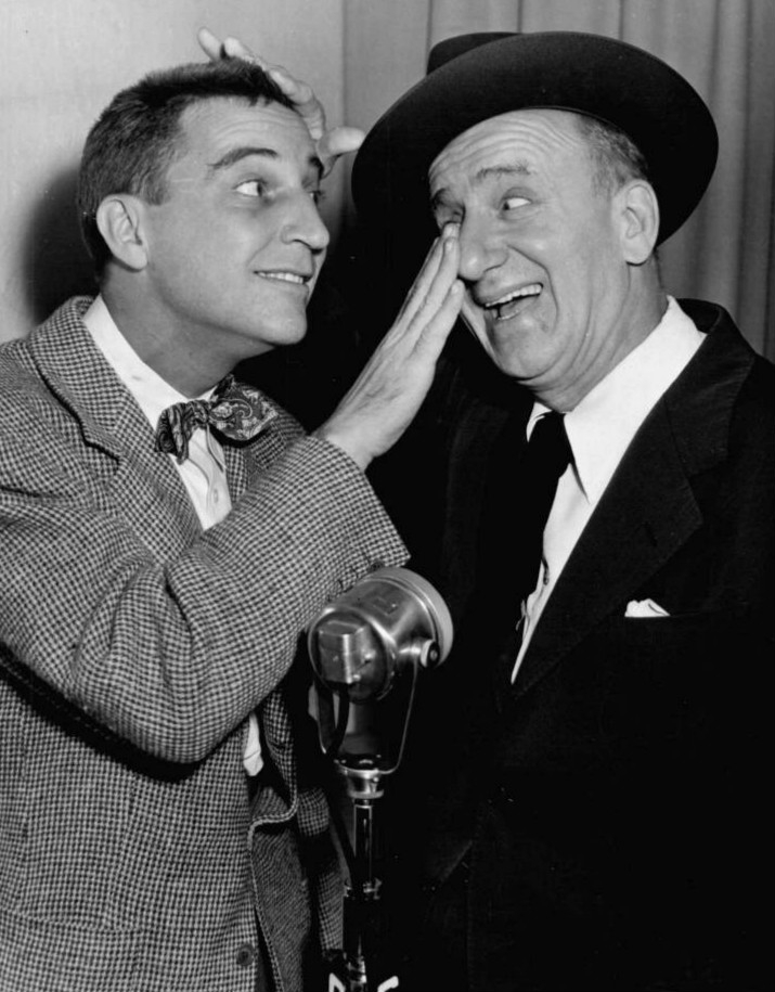 Garry Moore and Jimmy Durante.
