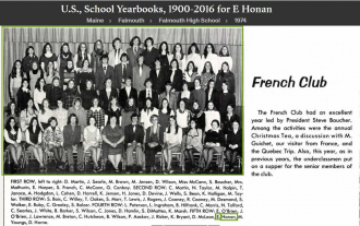 Ellen Maureen Honan-Curry--U.S., School Yearbooks, 1900-2016(1974)French Club