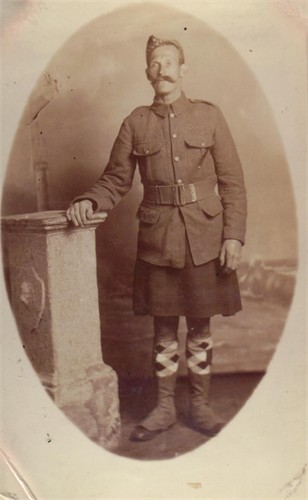 Archibald Lochrie prior to his discharge from the army in 1915