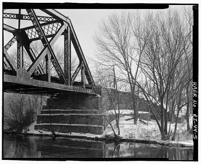 5. Detail, south abutment. - Pawtuxet River Railroad...