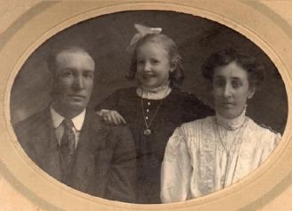 George, Doris, and Bertha (Heisler) Leham