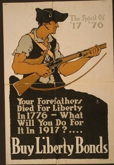World War I bonds poster