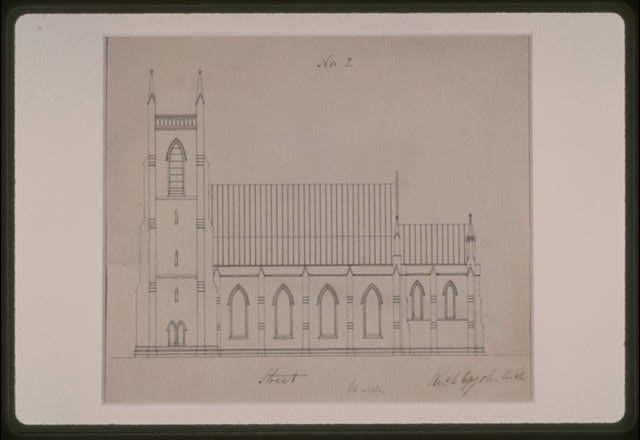 [Grace Church (Brooklyn, New York). Side elevation] /...
