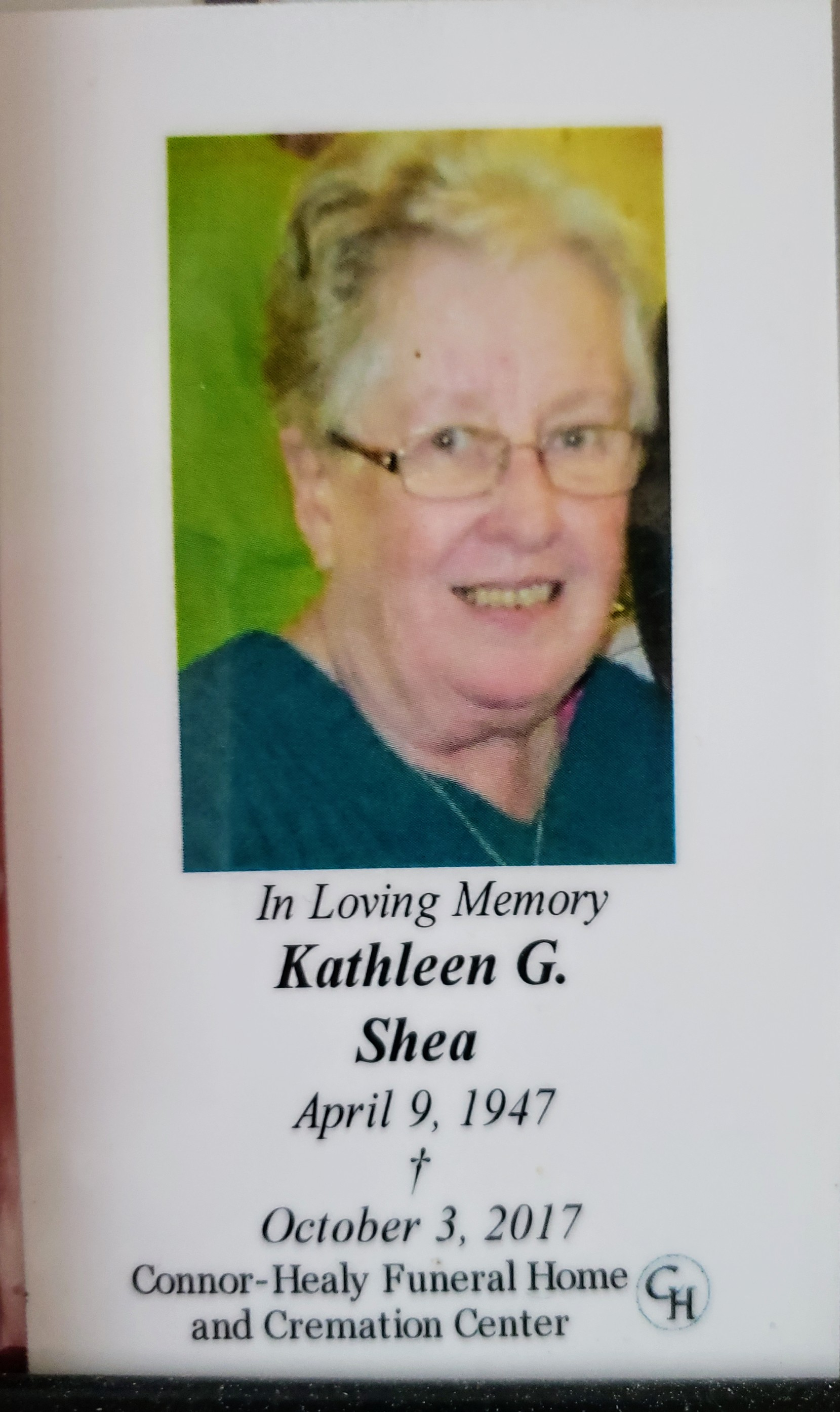 Kathleen's Obituary 