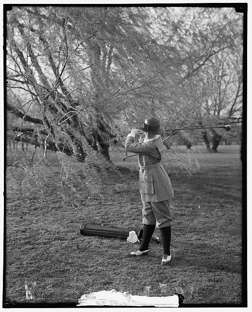 Leonora Harward, golf girl