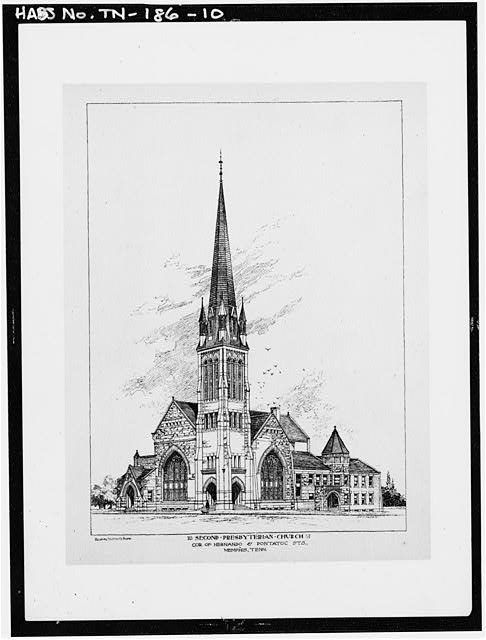 10. CUT OF THE CHURCH BUILDING AS IT APPEARED ON THE...