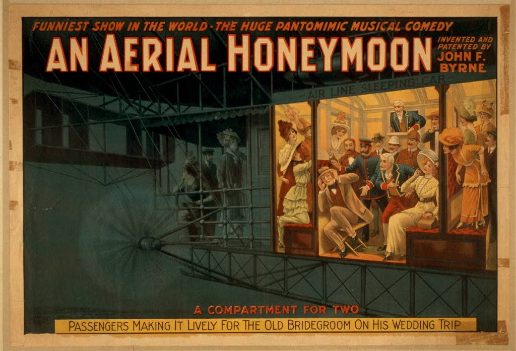 An Aerial honeymoon invented and patented by John F....