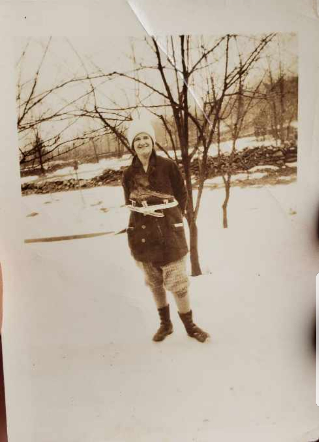 Charlotte Helen (Taft) Covello Ice Skating