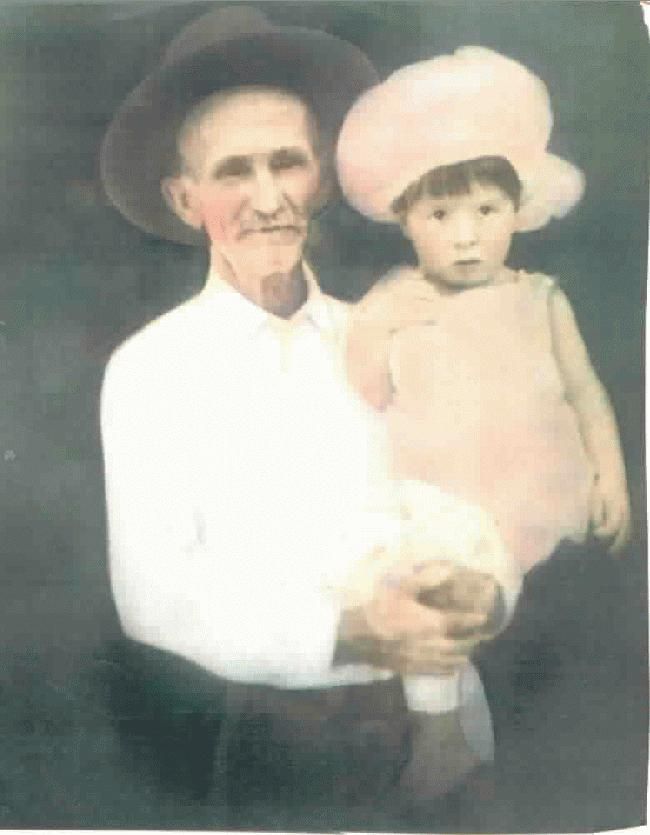 John Newton Corbin with grandaughter