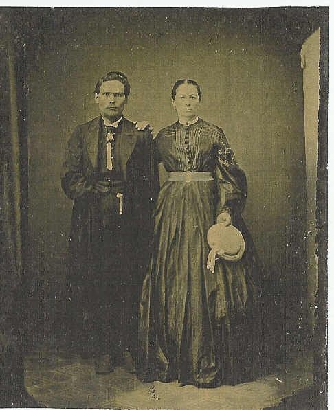 Benton Carl And His 1st Wife On Their Wedding Day