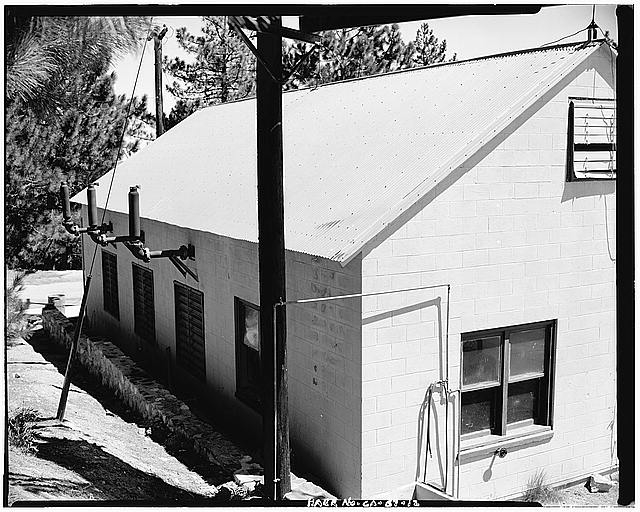 12. VIEW SHOWING BACK SIDE OF GENERATOR ROOM, LOOKING...