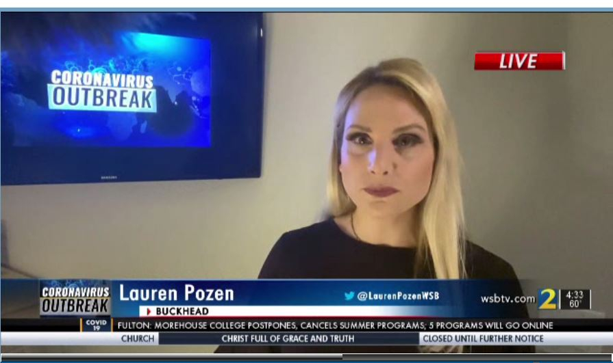 Lauren Pozen on WSB 2 News (2020) 