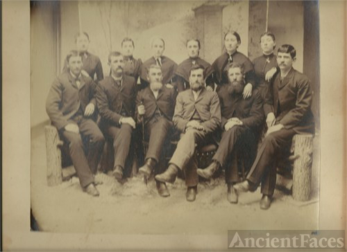 David H Weaver Family :
Left back and front: Mary Madgalene Weaver and husband Rev. Jacob Miller, Effie T. Revercomb & husband Martin Daniel Weaver, Parents Elizabeth Bettie Keister & husband David H. Weaver, and Mary Frances Weaver & husband.