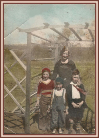 Lettie Getman, Maryland and Luella Vrooman, and Little Billy