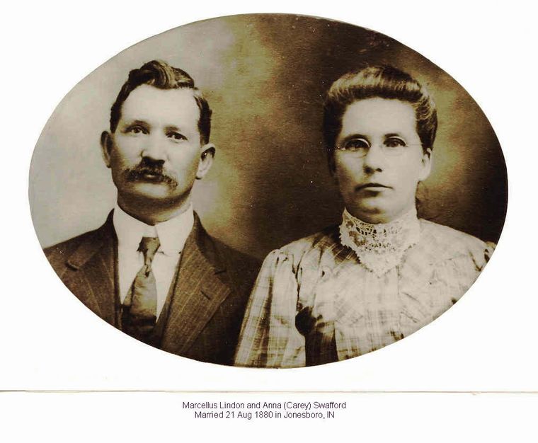 Marcellus Lindon & Anna (Carey) Swafford