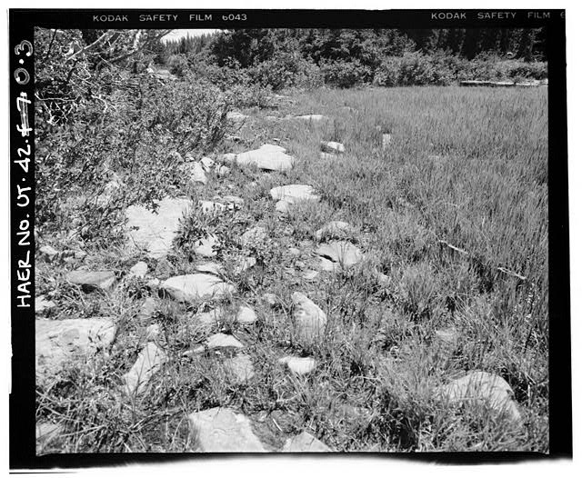 3. VIEW SHOWING UPSTREAM FACE OF DAM, LOOKING WEST - High...
