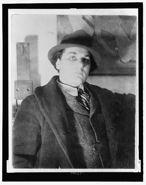 [William Zorach, half-length portrait, dressed in suit...