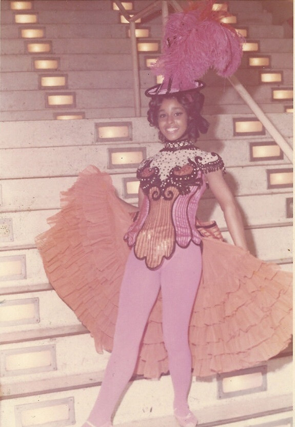 Alice Clark in Costume.