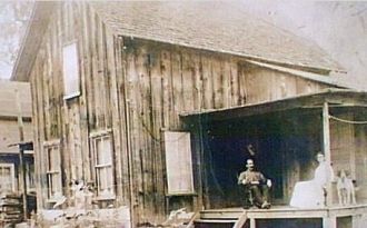 Alonzo Fuller and May Fuller - Logging Camp