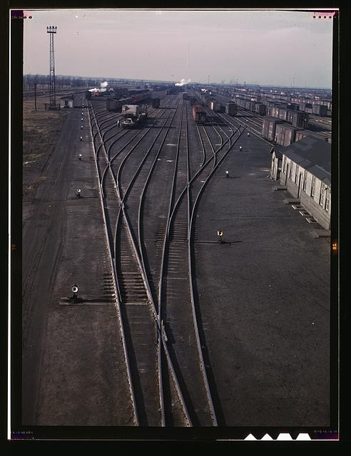 General view of one of the Chicago and Northwestern...