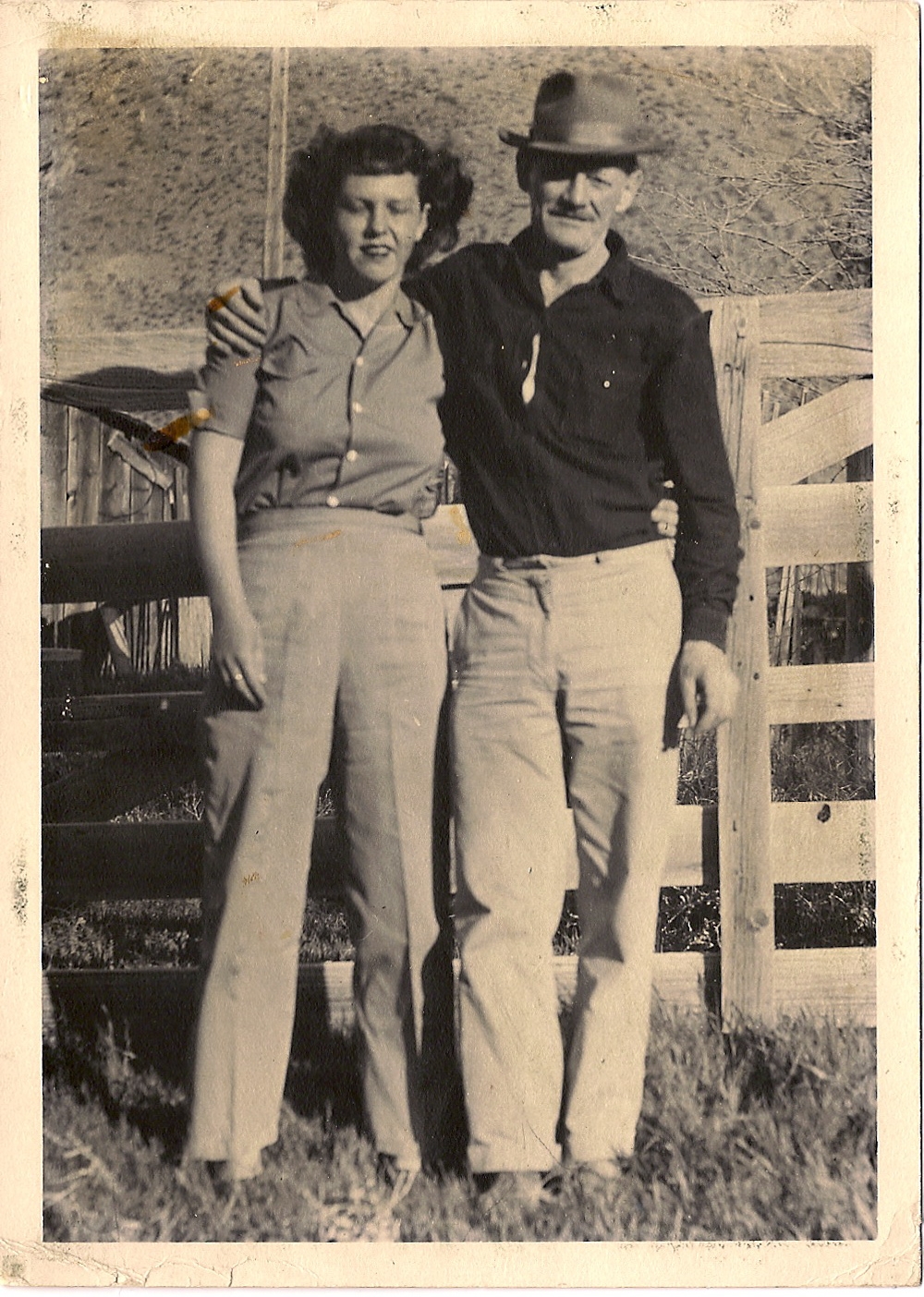 Walter and Hazle (Miller) Harpol, c1945
