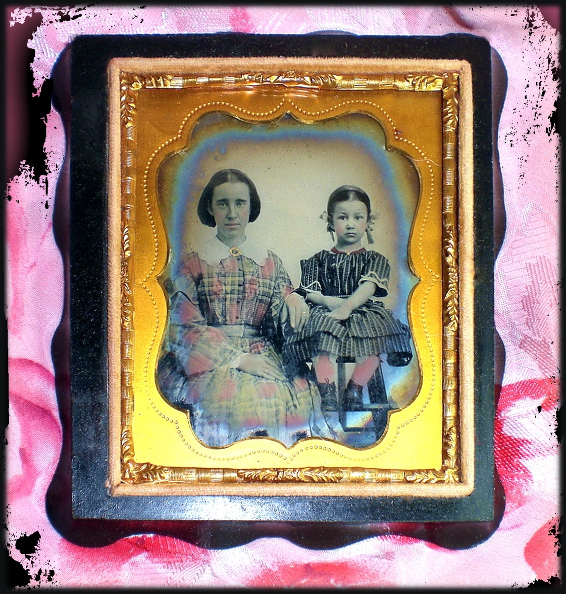Ambrotype of Mother and Child 1860