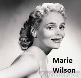 Marie Wilson.