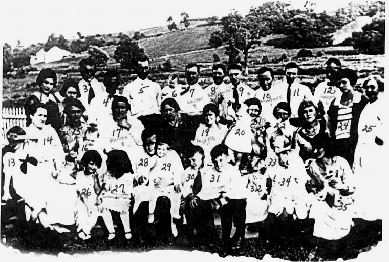 1920 Samuel & Susanna (Rambo) Rennard 1st Reunion