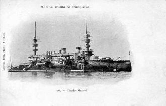 French Battleship Charles Martel