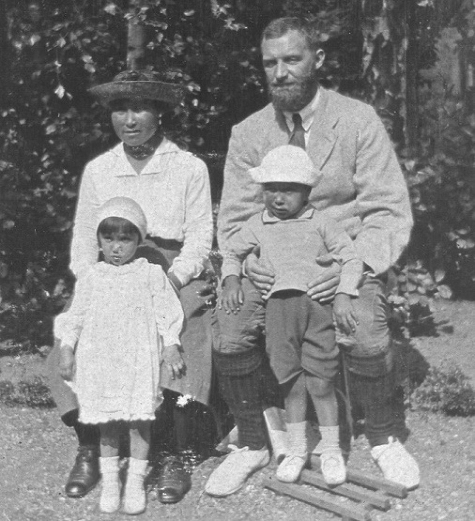 Peter and wife and two children