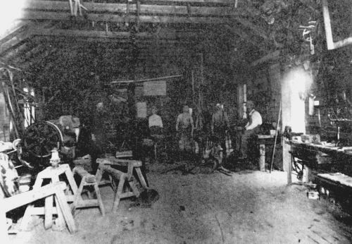Inside Leander Peart's Blacksmith Shop Richmond Ut
