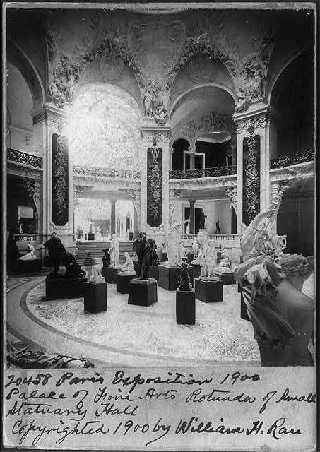 Paris Exposition, 1900. Palace of Fine arts, Rotunda of...