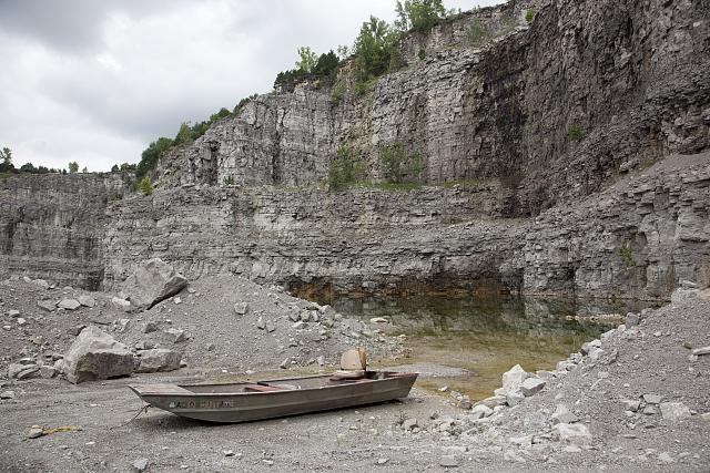 Vulcan Materials Company limestone quarry, Tuscumbia,...
