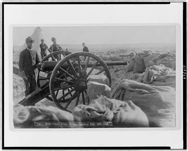 Rifle guns, Pine Ridge Agency, Jan. 18th, 1891