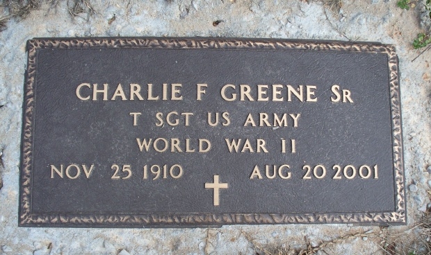 Charlie F Greene gravesite