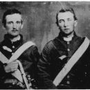 A photo of James Ferdinand Robinson on Right